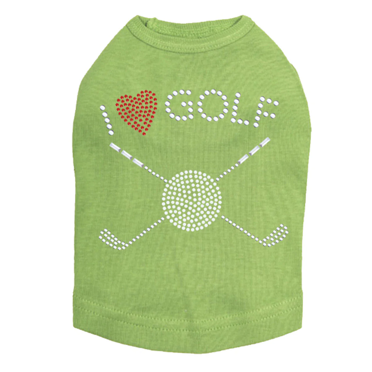 I Love Golf (Small) - Dog Tank - Image 14