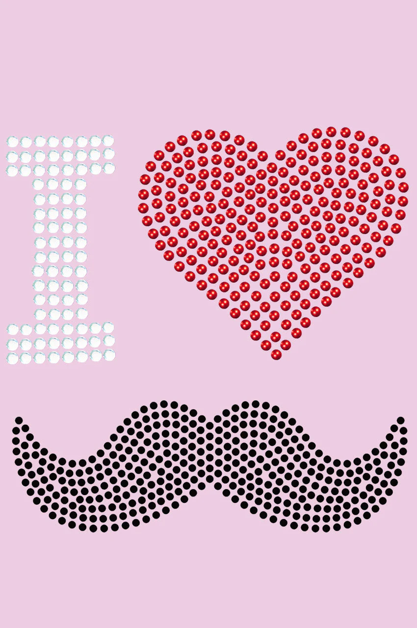 I Love Mustache Bandanna - Image 6