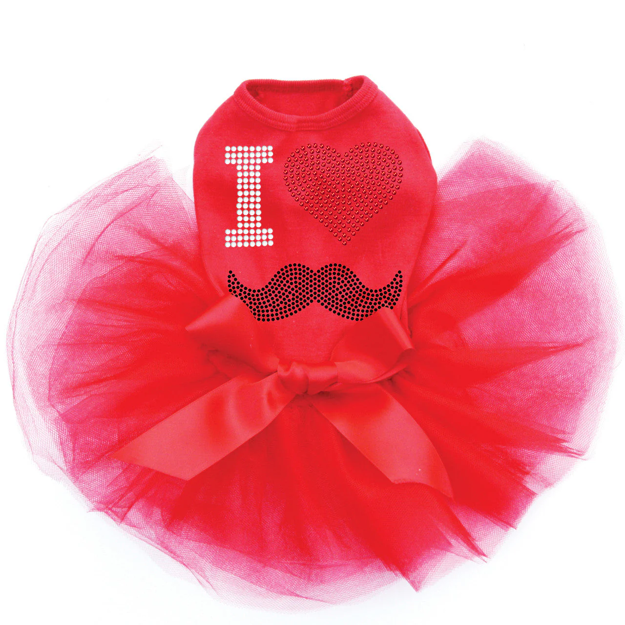 I Love Mustache - Custom Tutu - Image 3
