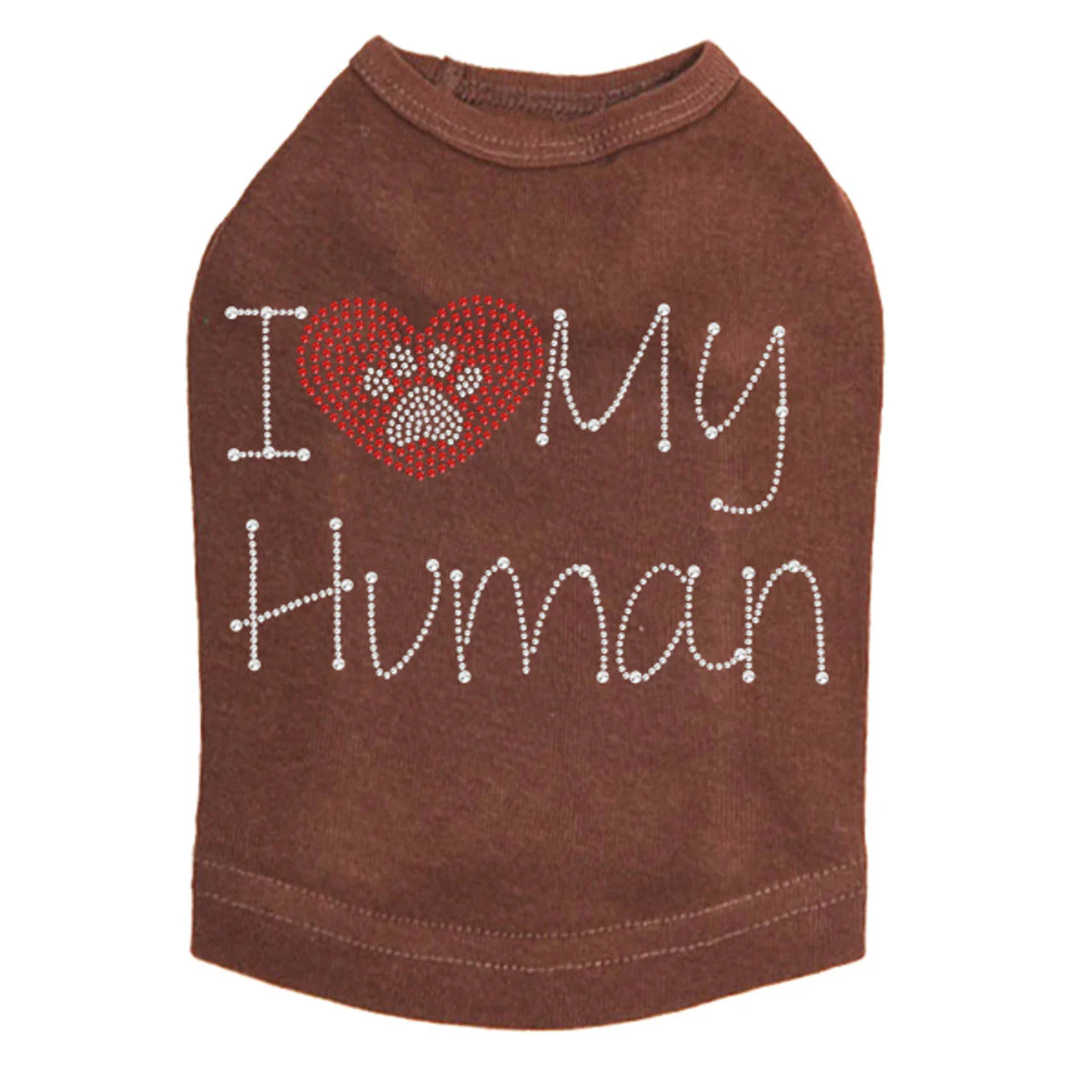 I Love My Human - Dog Tank - Image 12