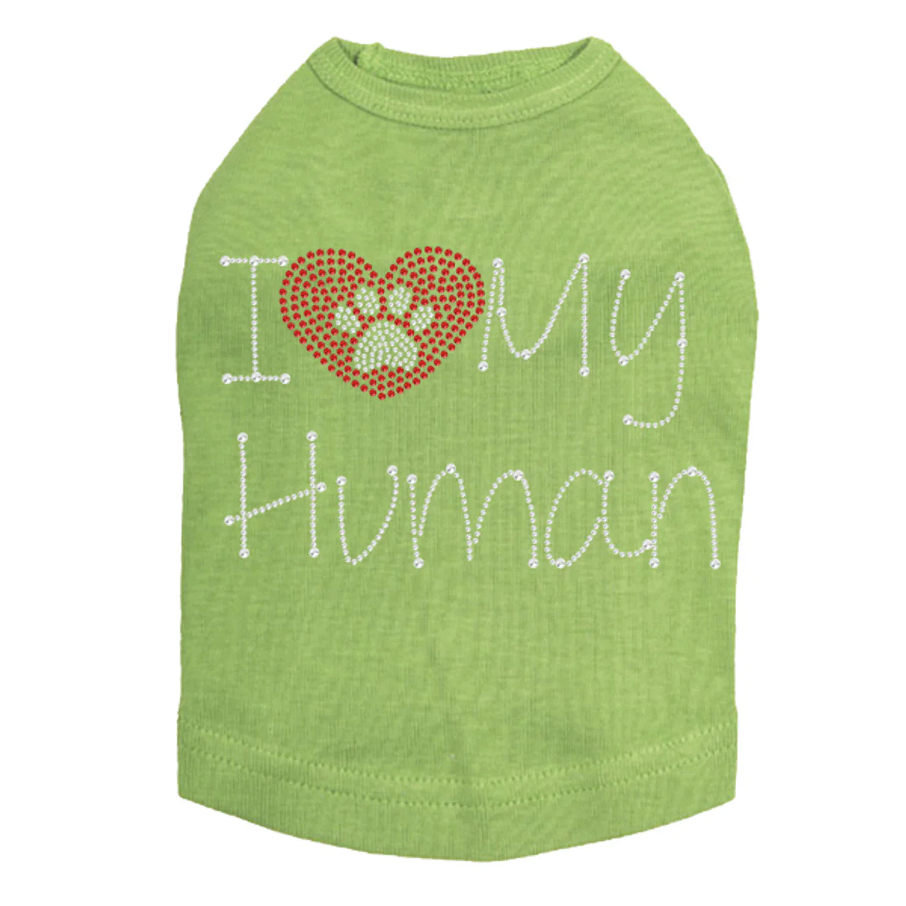 I Love My Human - Dog Tank - Image 3