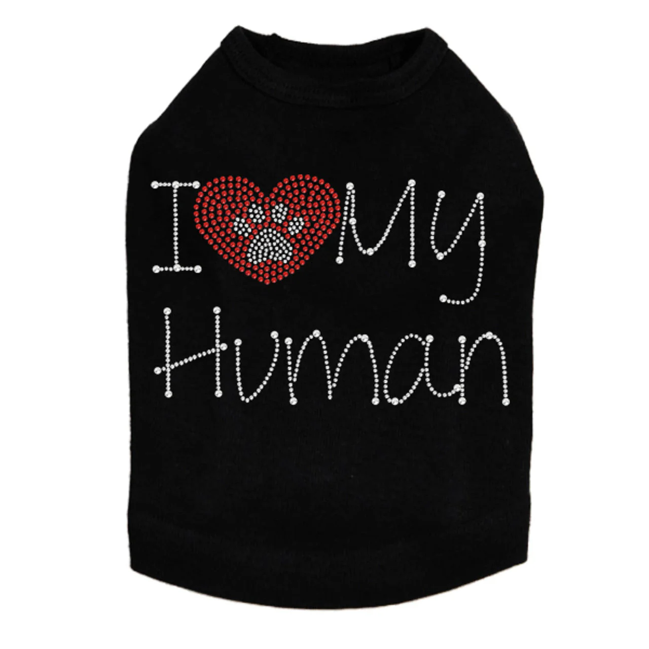 I Love My Human - Dog Tank - Image 8