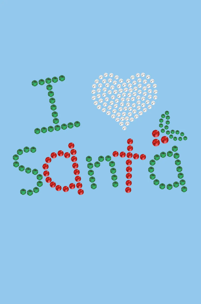 I Love Santa - Bandana - Image 2
