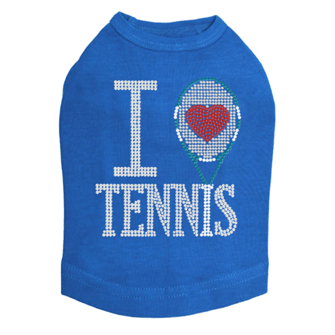 I Love Tennis - Dog Tank - Image 10