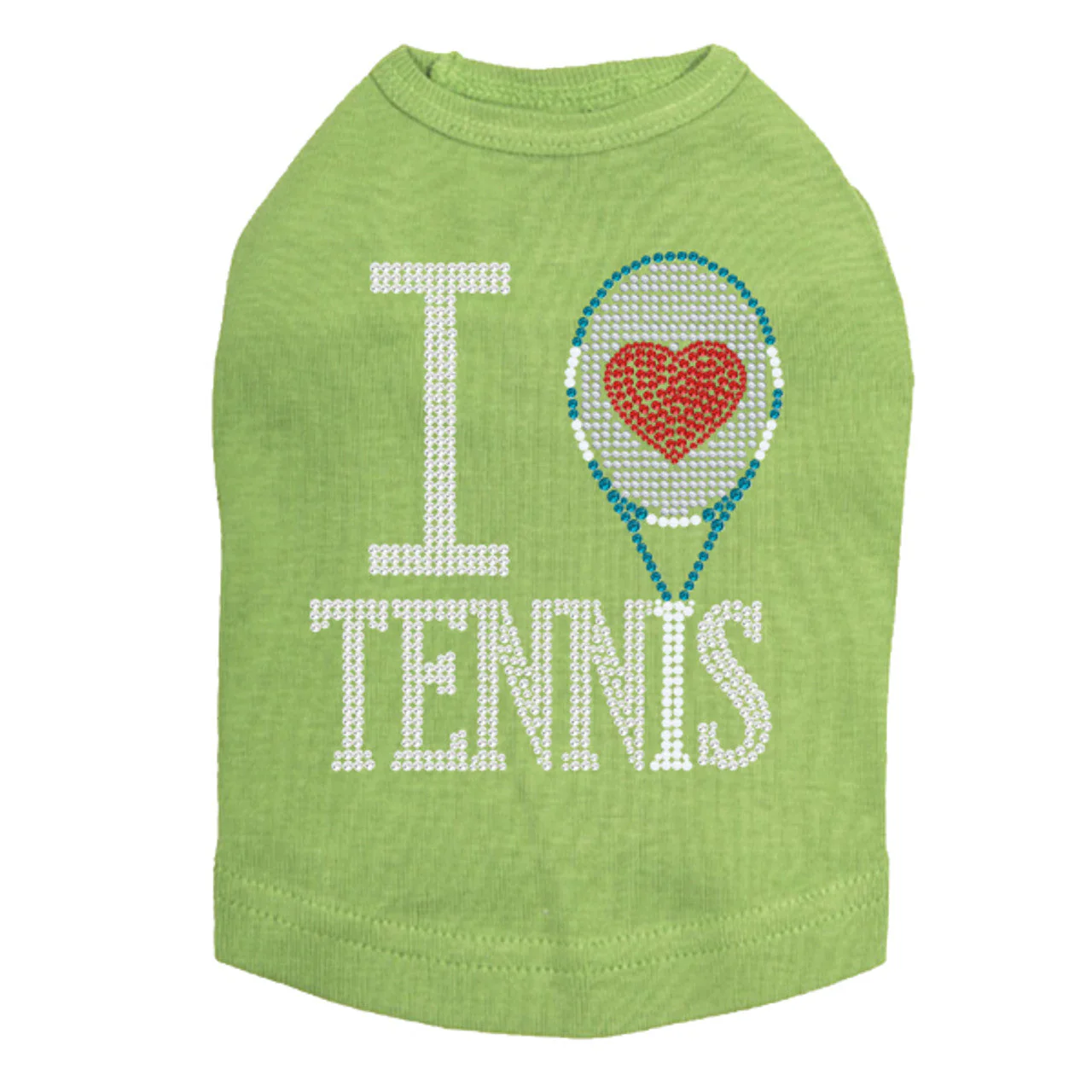 I Love Tennis - Dog Tank - Image 14