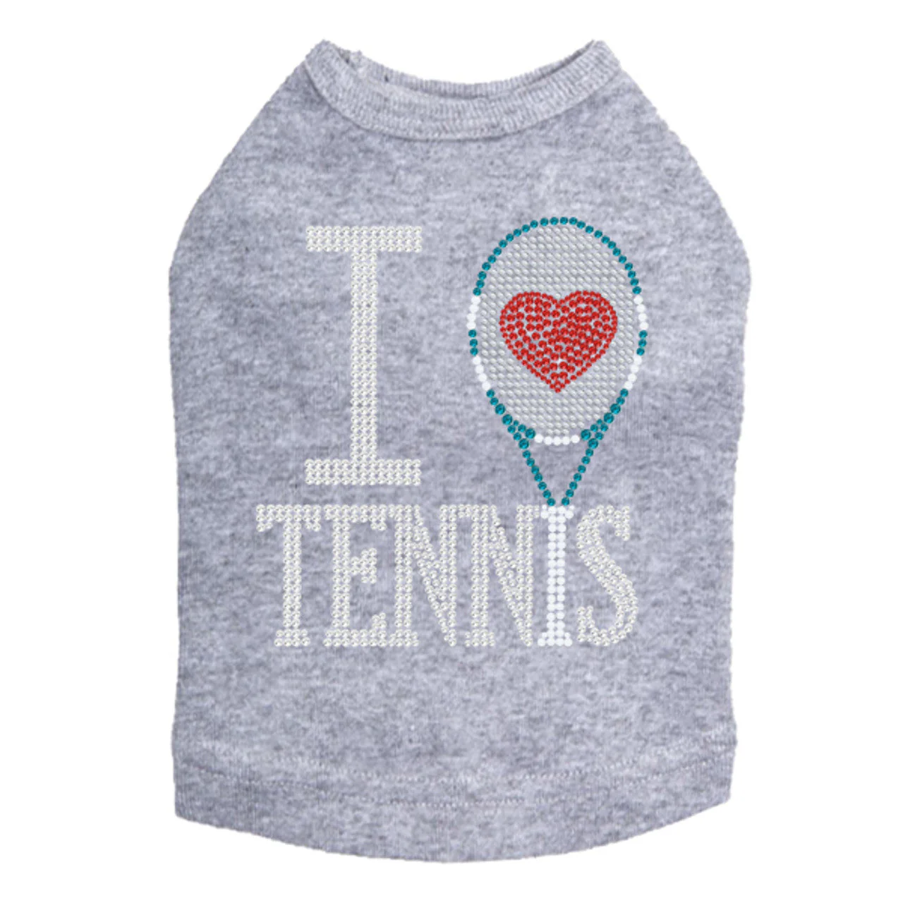 I Love Tennis - Dog Tank - Image 3