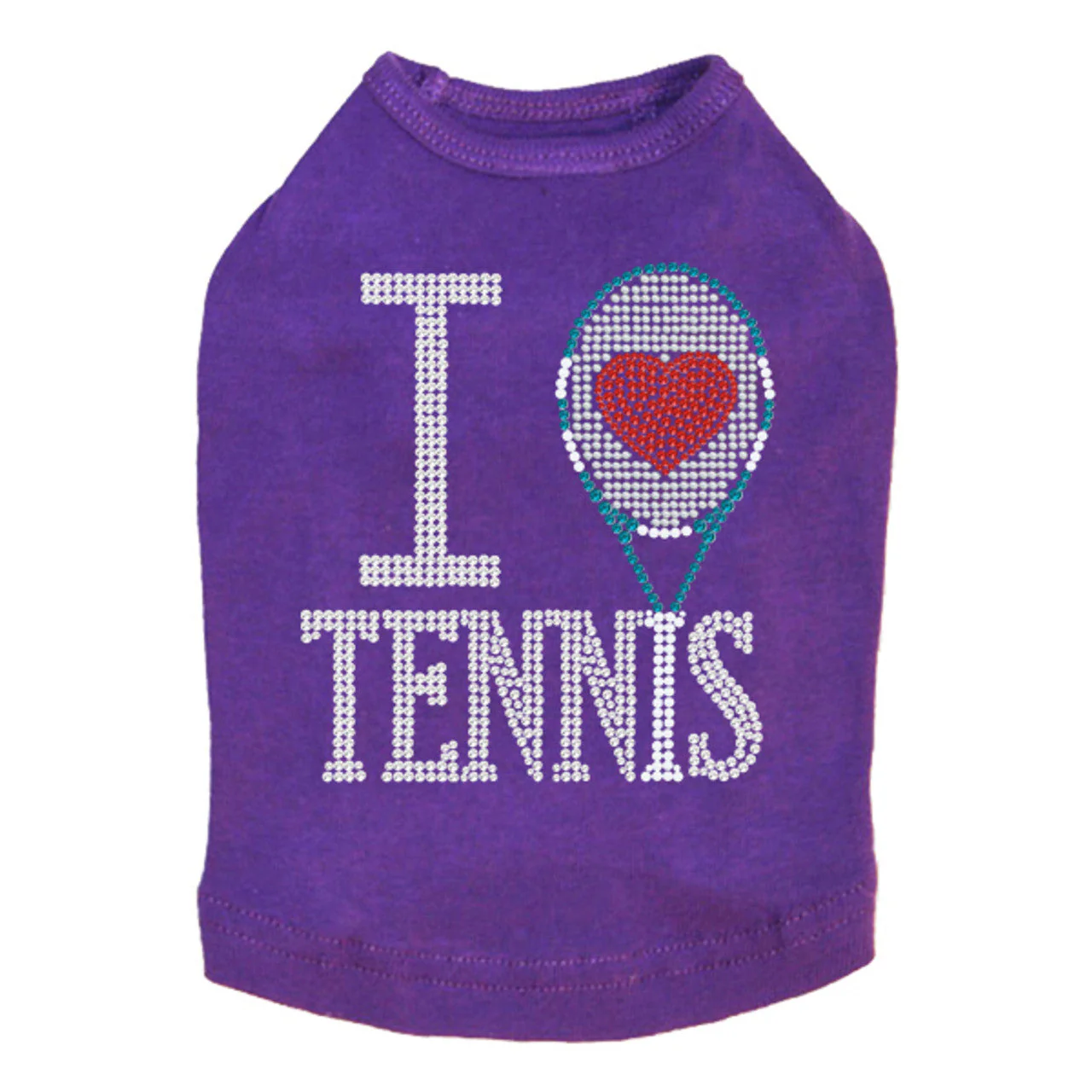 I Love Tennis - Dog Tank - Image 7