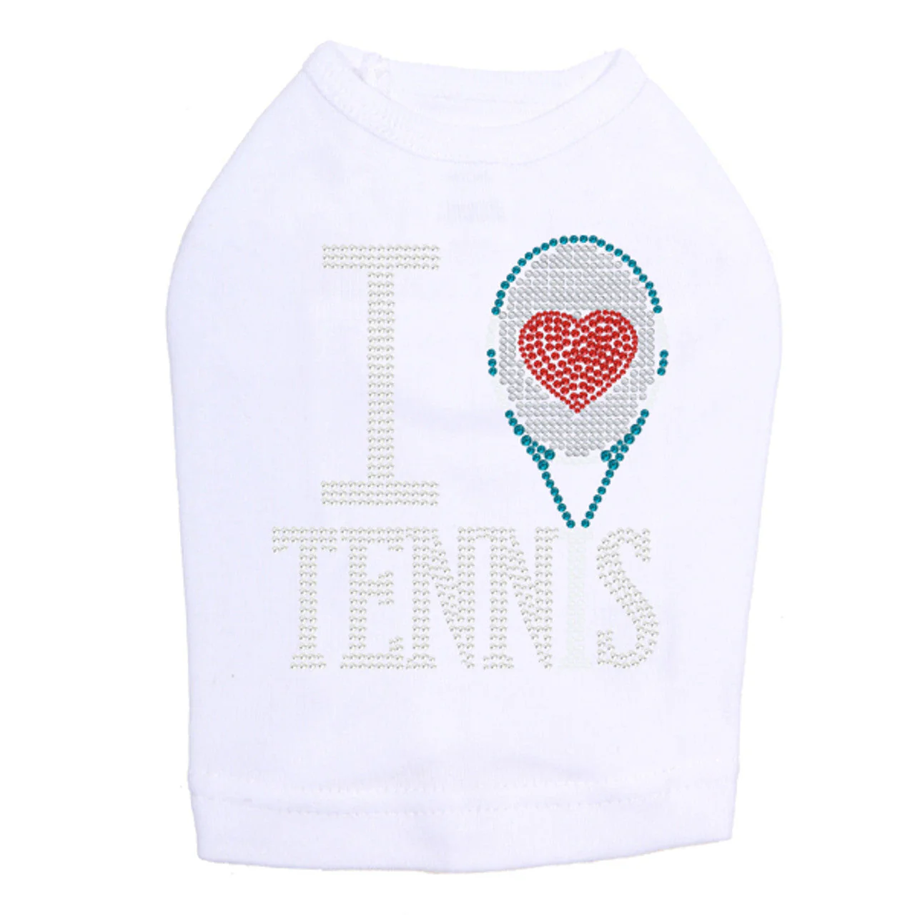 I Love Tennis - Dog Tank - Image 9
