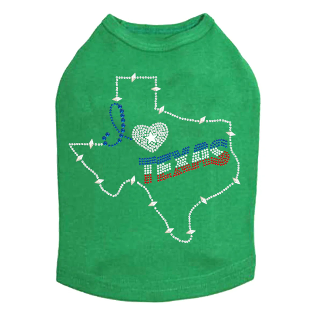 I Love Texas - Dog Tank - Image 2