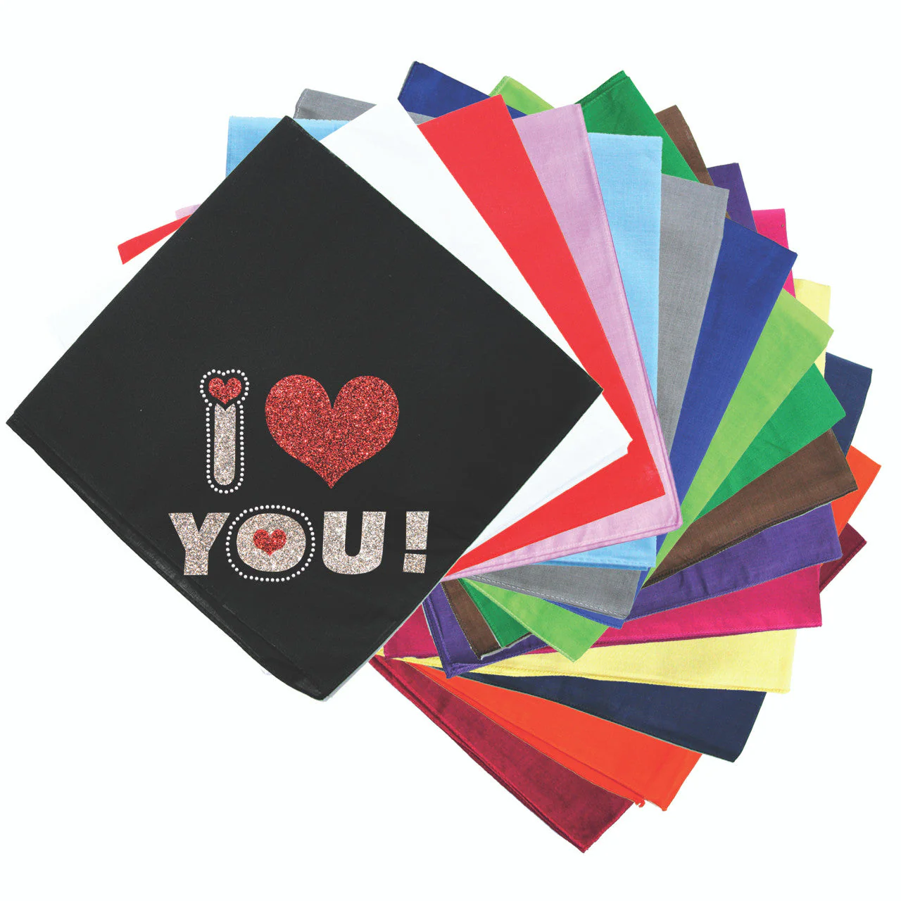 I Love You 2 Bandanna