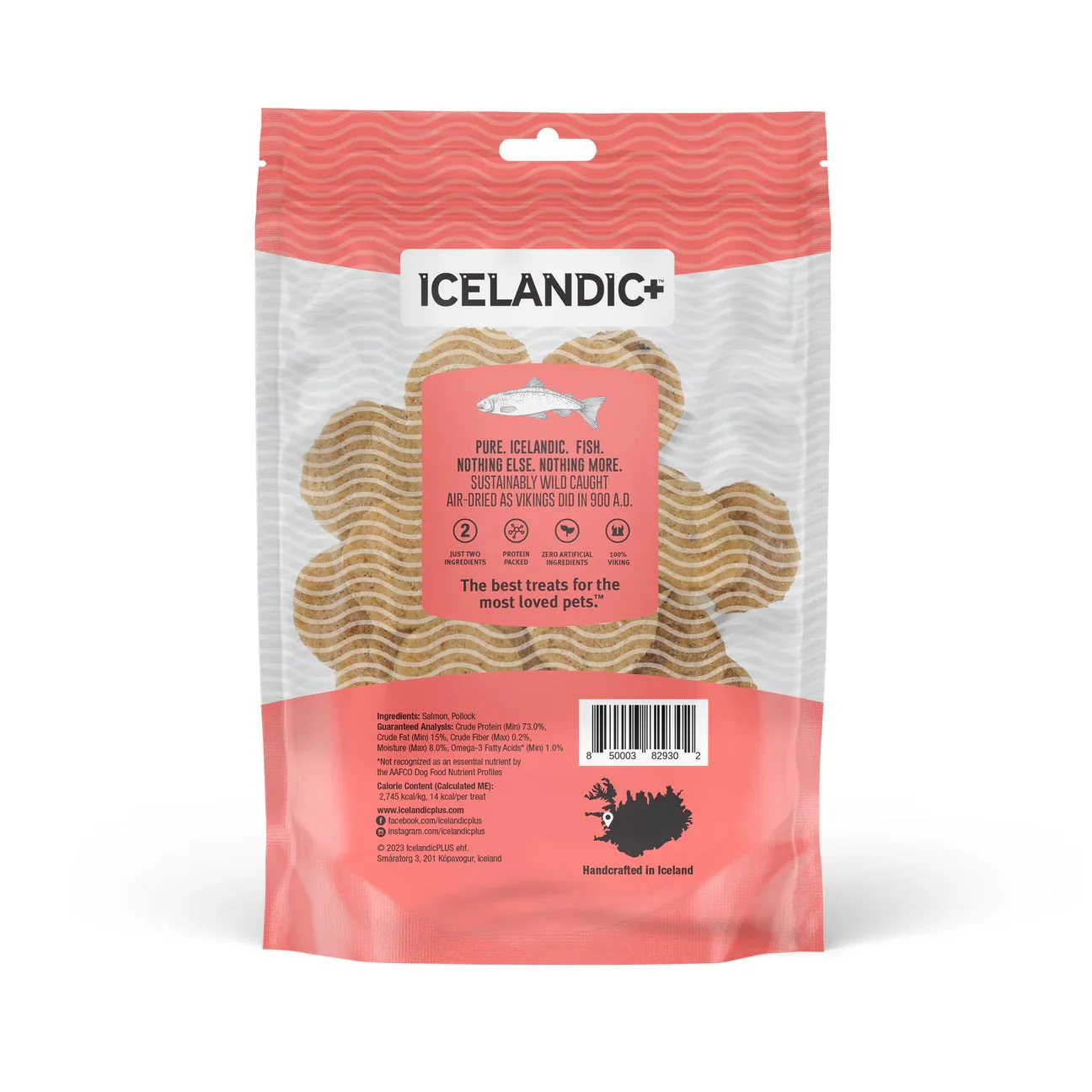 Icelandic Salmon Chips Dog Treats (2.5oz) - Image 2