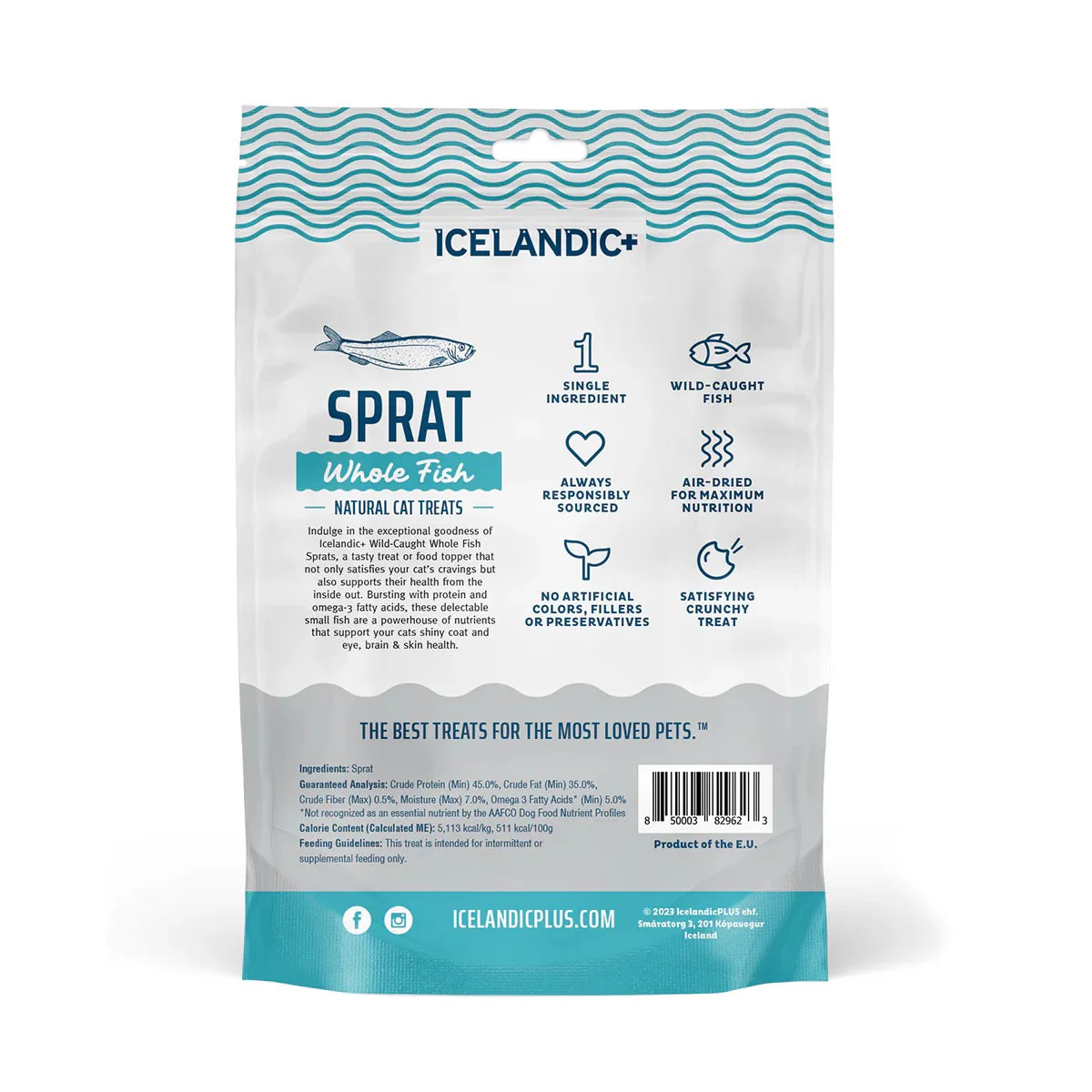 Icelandic Whole Sprats Dog Treats (2oz) - Image 2