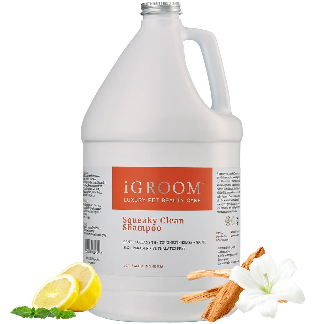 Squeaky Clean Shampoo Gallon by iGroom - Image 2