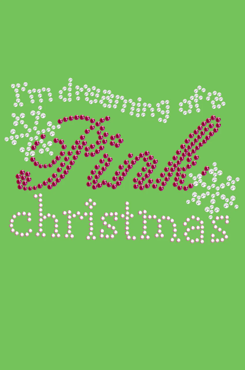I'm Dreaming of a Pink Christmas - Bandana - Image 4