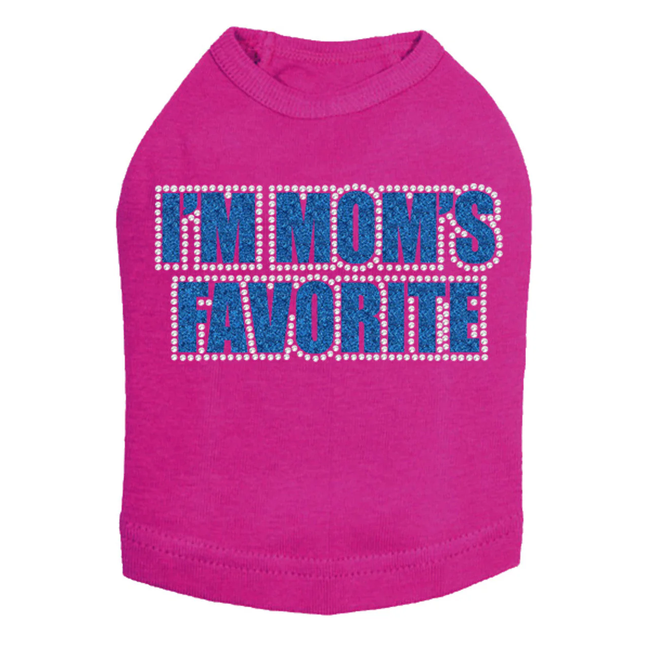 I'm Mom's Favorite (Blue) - Dog Tank - Image 13