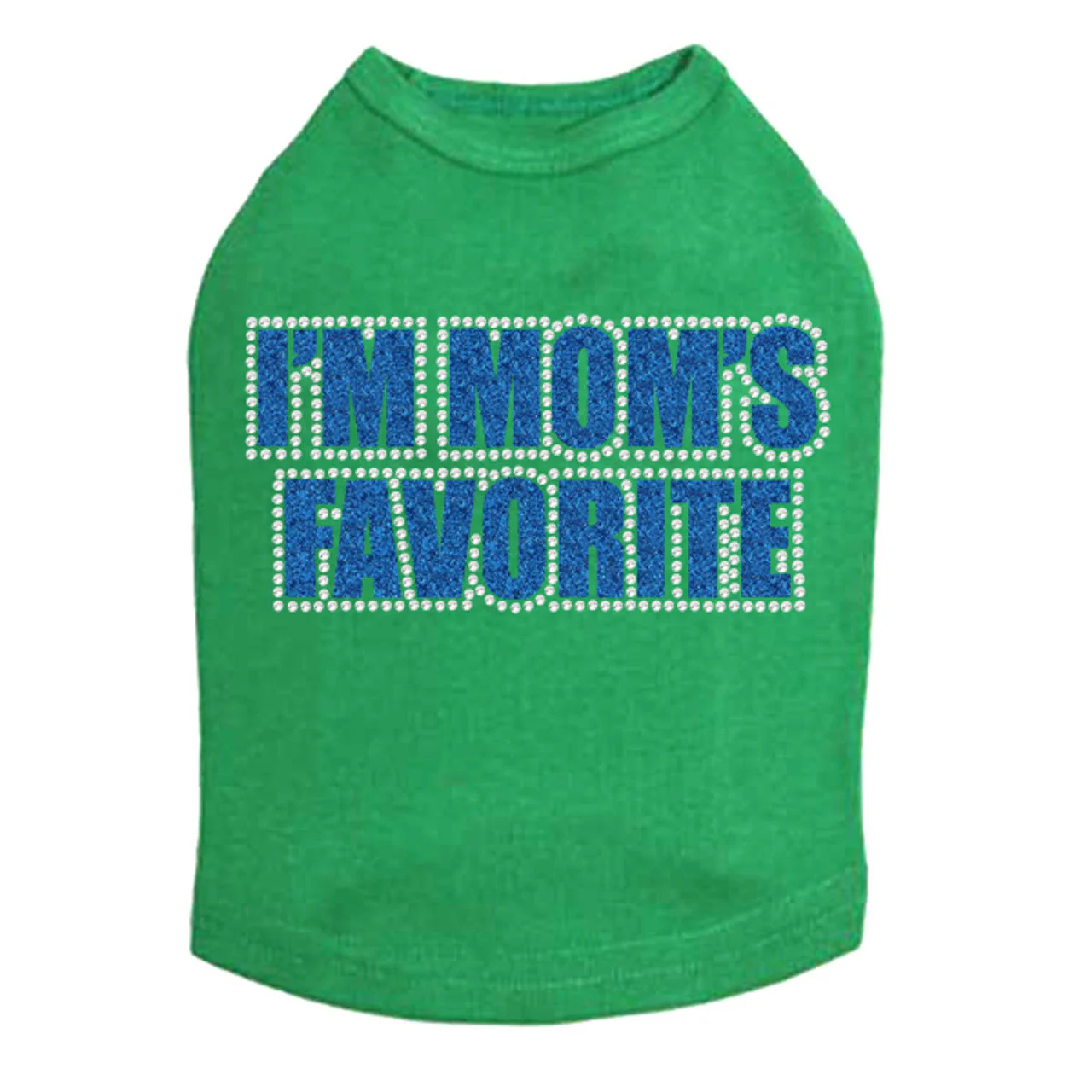 I'm Mom's Favorite (Blue) - Dog Tank - Image 15