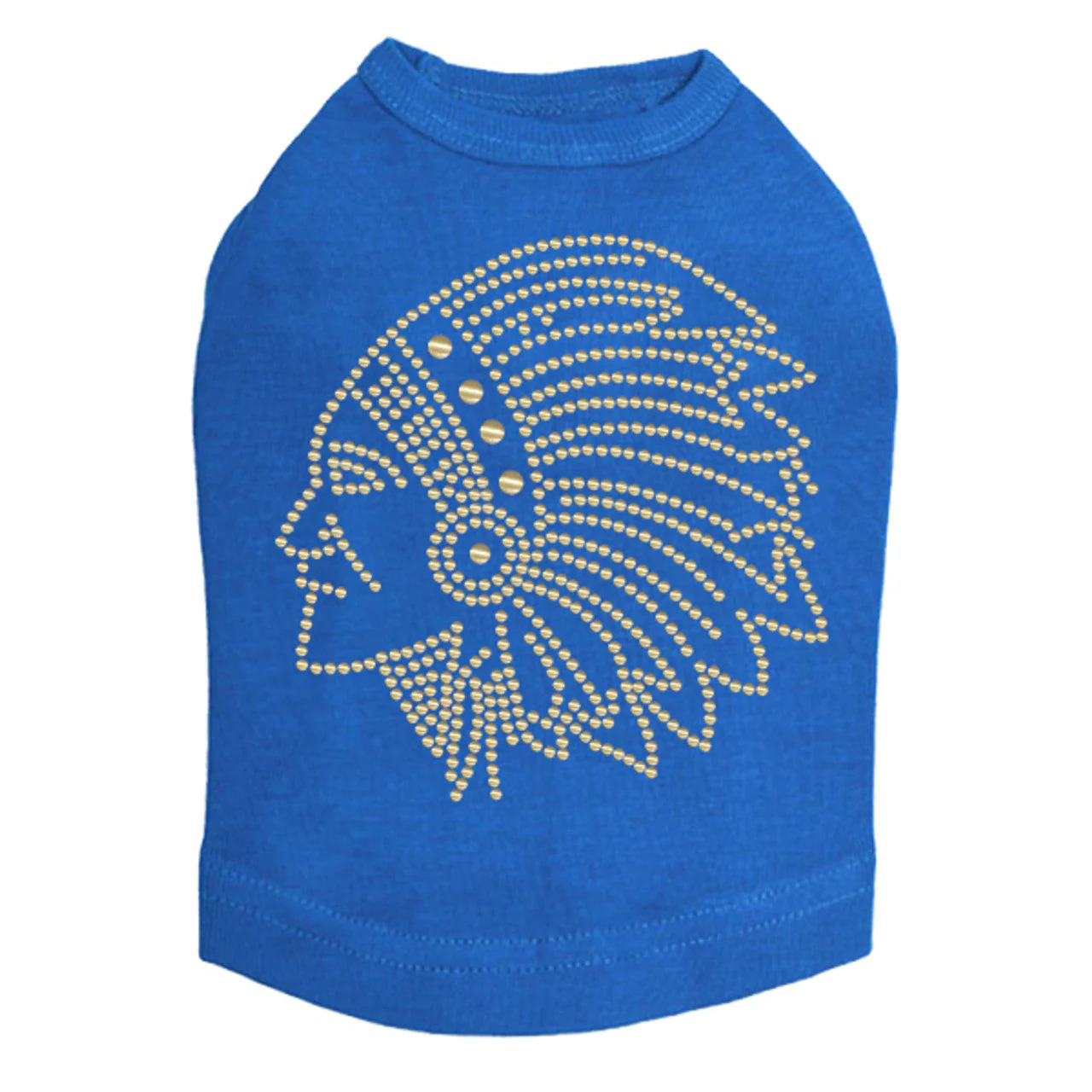 Indian (Gold Nailheads) - Dog Tank - Image 11