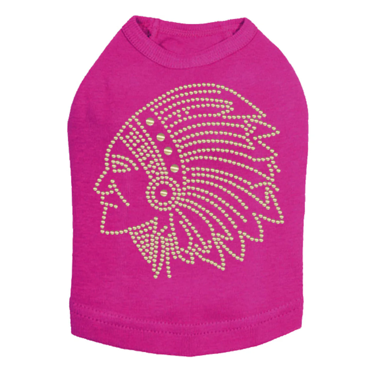 Indian (Gold Nailheads) - Dog Tank - Image 13