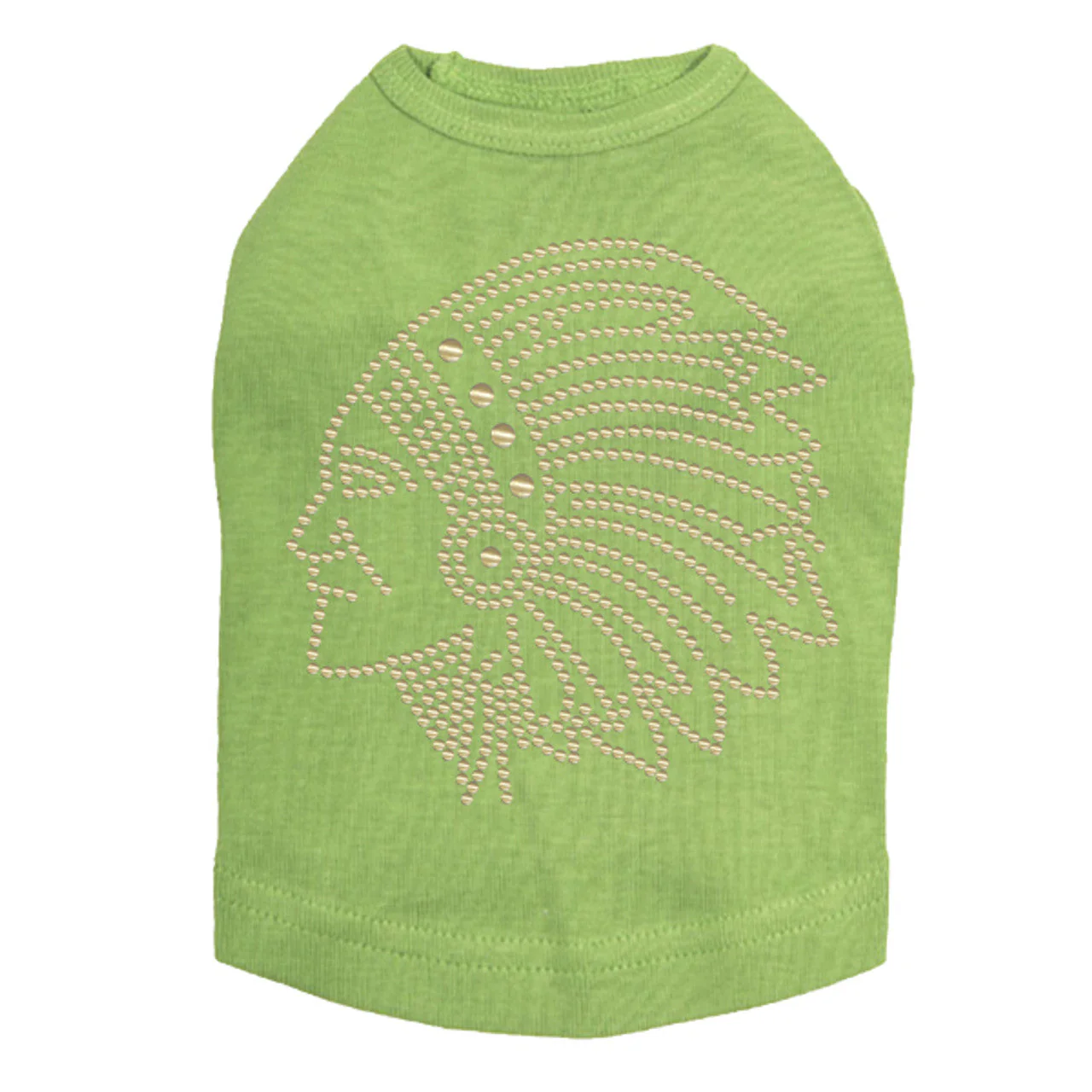 Indian (Gold Nailheads) - Dog Tank - Image 14