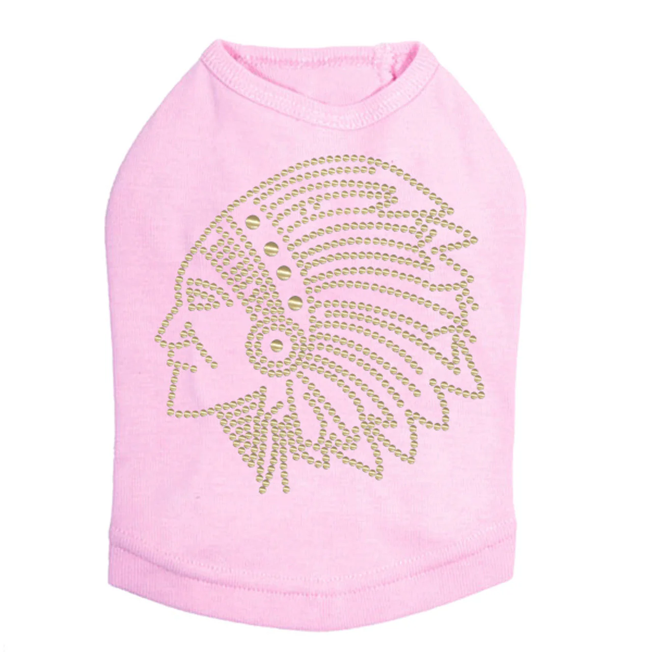Indian (Gold Nailheads) - Dog Tank - Image 6