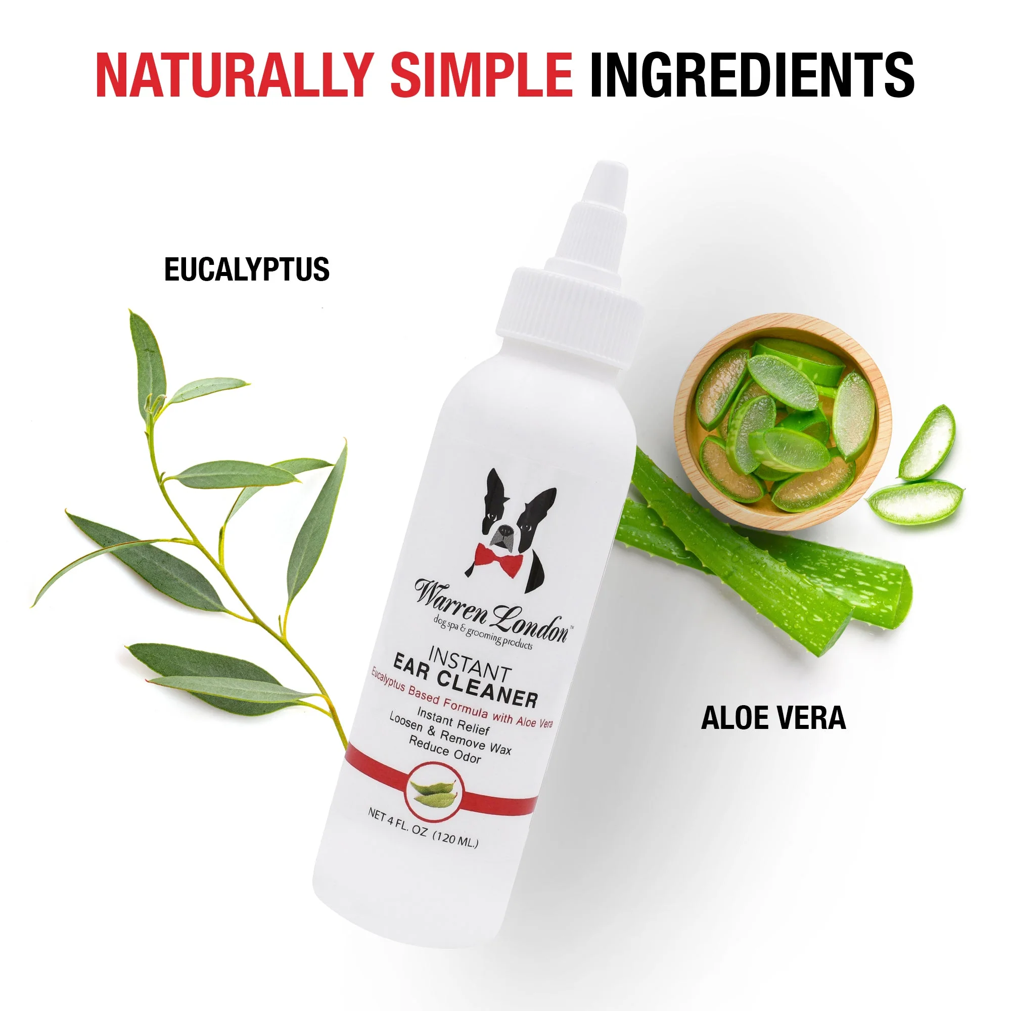 Instant Ear Cleaner For Dogs 4 oz or 12 oz - Removes Wax and Odor - Image 4