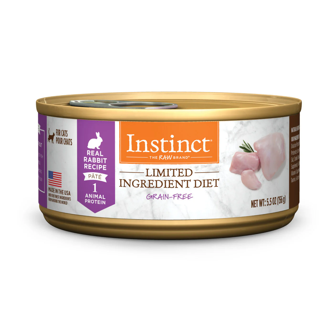 Instinct Limited Ingredient All Life Stages Rabbit Wet Cat Food (5.5oz)