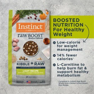 Instinct Raw Boost Whole Grain Light Chicken & Brown Rice Recipe Dry Dog Food (18lb) - Image 4