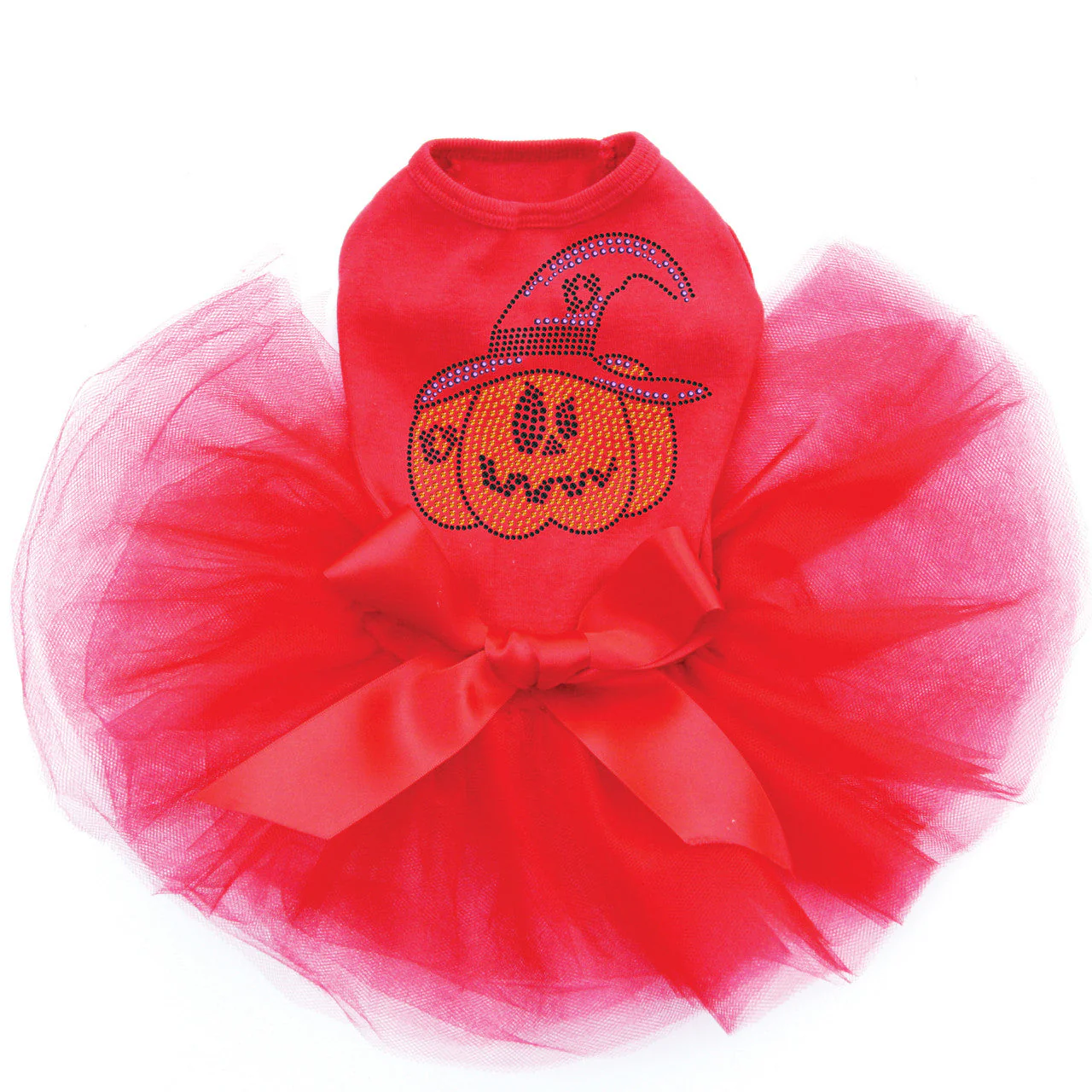 Jack O'Lantern with Hat - Custom Tutu - Image 3