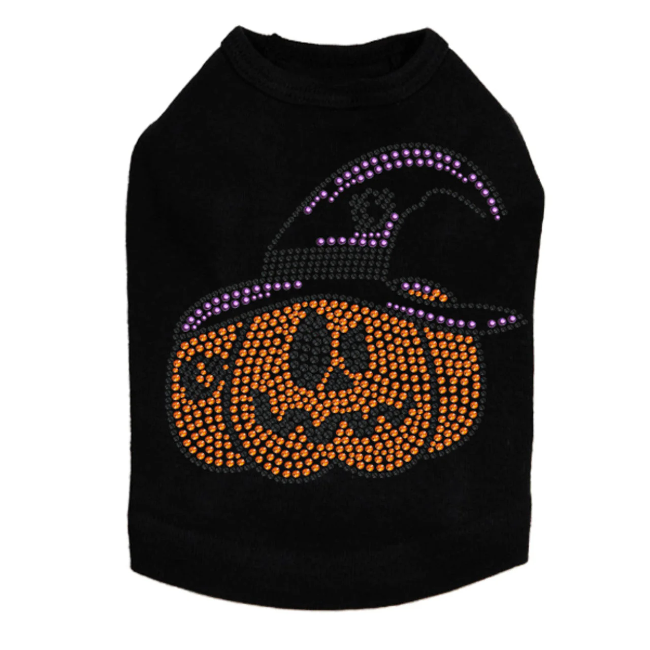 Jack O'Lantern with Hat - Dog Tank - Image 9