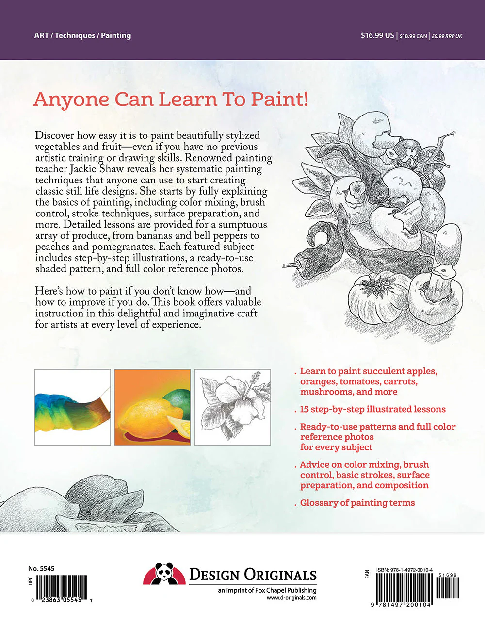 Jackie Shaw's Learn to Paint Fruits & Vegetables - Image 7