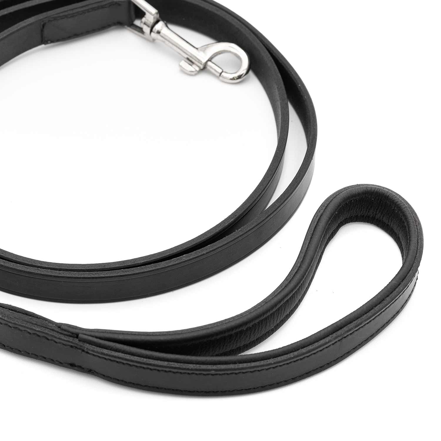 Jeffers Black Padded Leather Pet Leash - Image 5