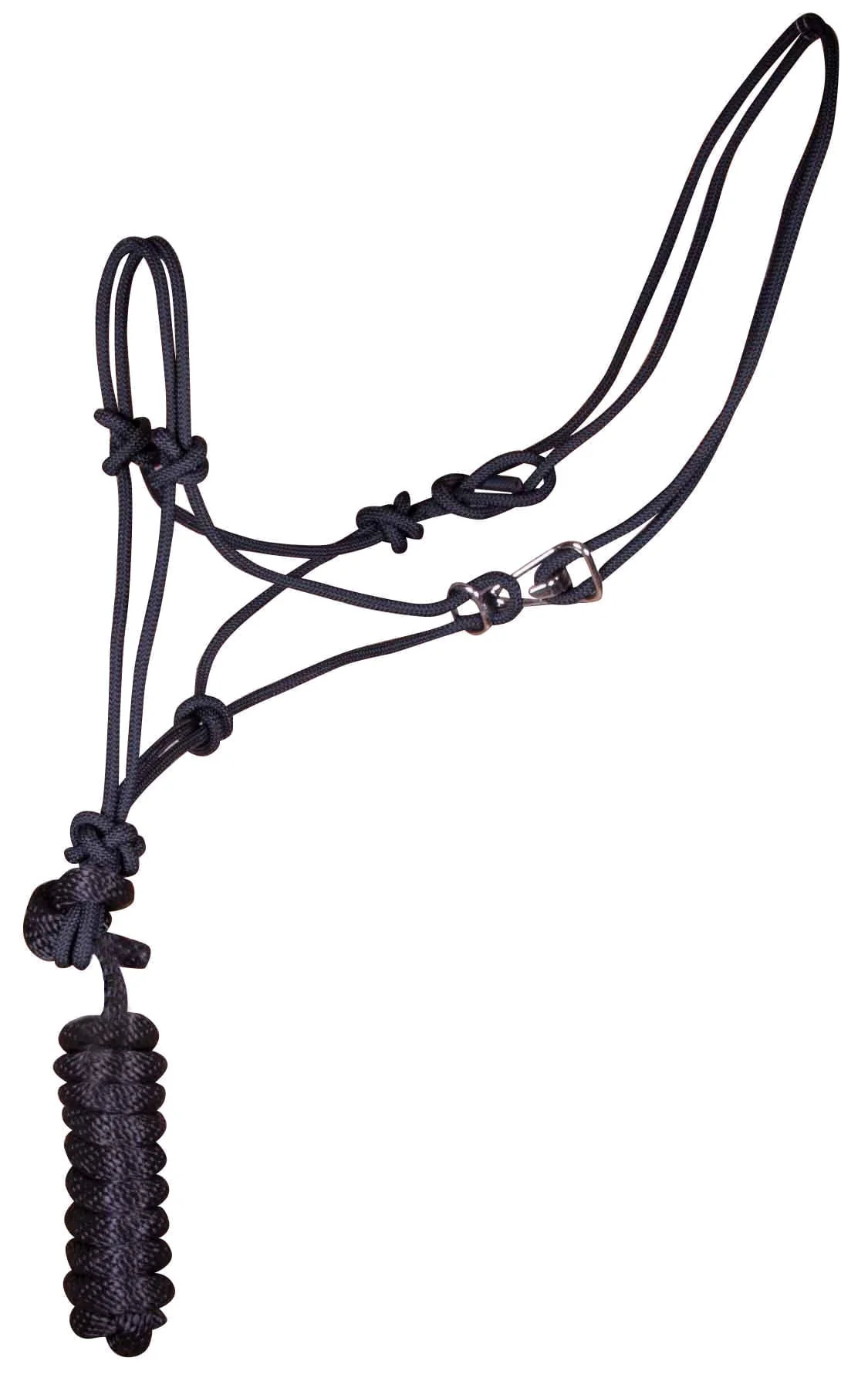 Jeffers Easy-On Clip Nylon Rope Horse Halter with Lead - Image 4