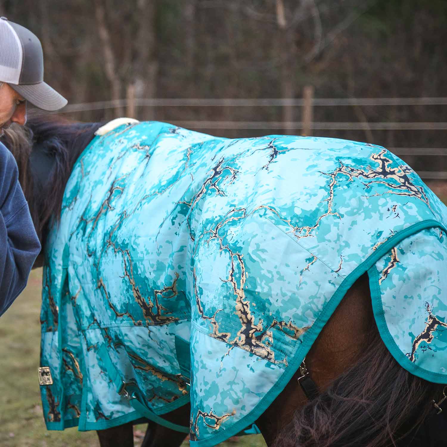 Jeffers Expression 1200 Denier Standard Neck Turnout Horse Blanket, 240 Gram - Image 10