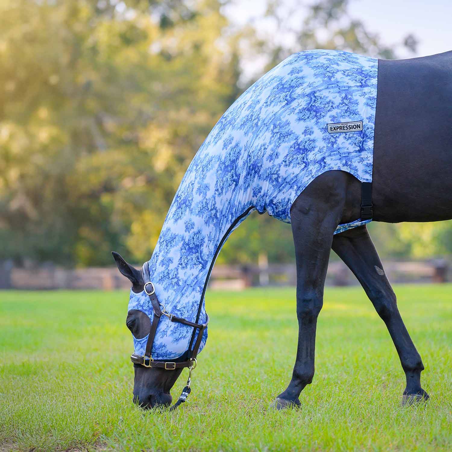 Jeffers Expression Lycra Hood for Horses - Image 3
