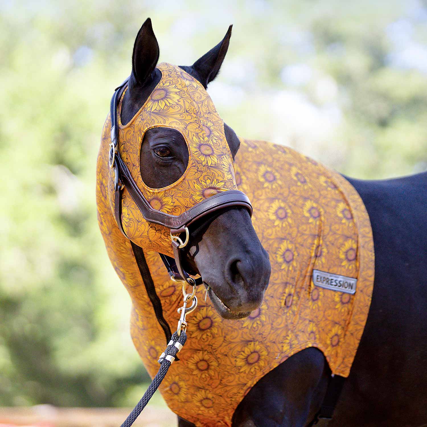 Jeffers Expression Lycra Hood for Horses - Image 5