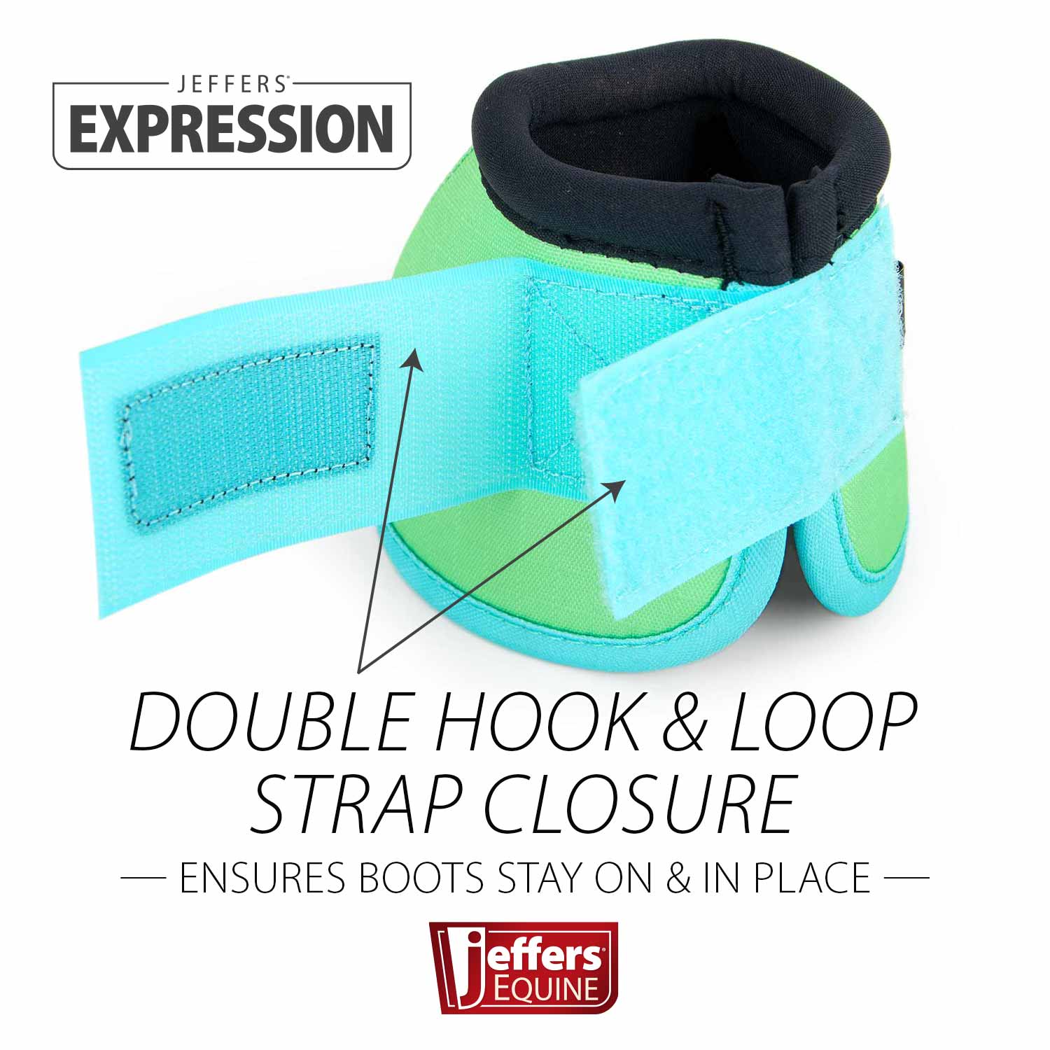 Jeffers Expression Neon No-Turn Bell Boots for Horses - Image 24