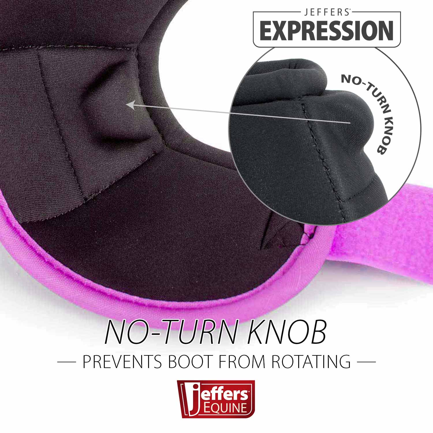 Jeffers Expression Neon No-Turn Bell Boots for Horses - Image 9