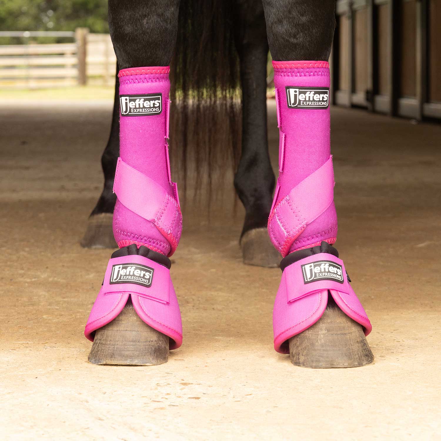 Jeffers Expression Neon Protective Boots for Horses - Image 6