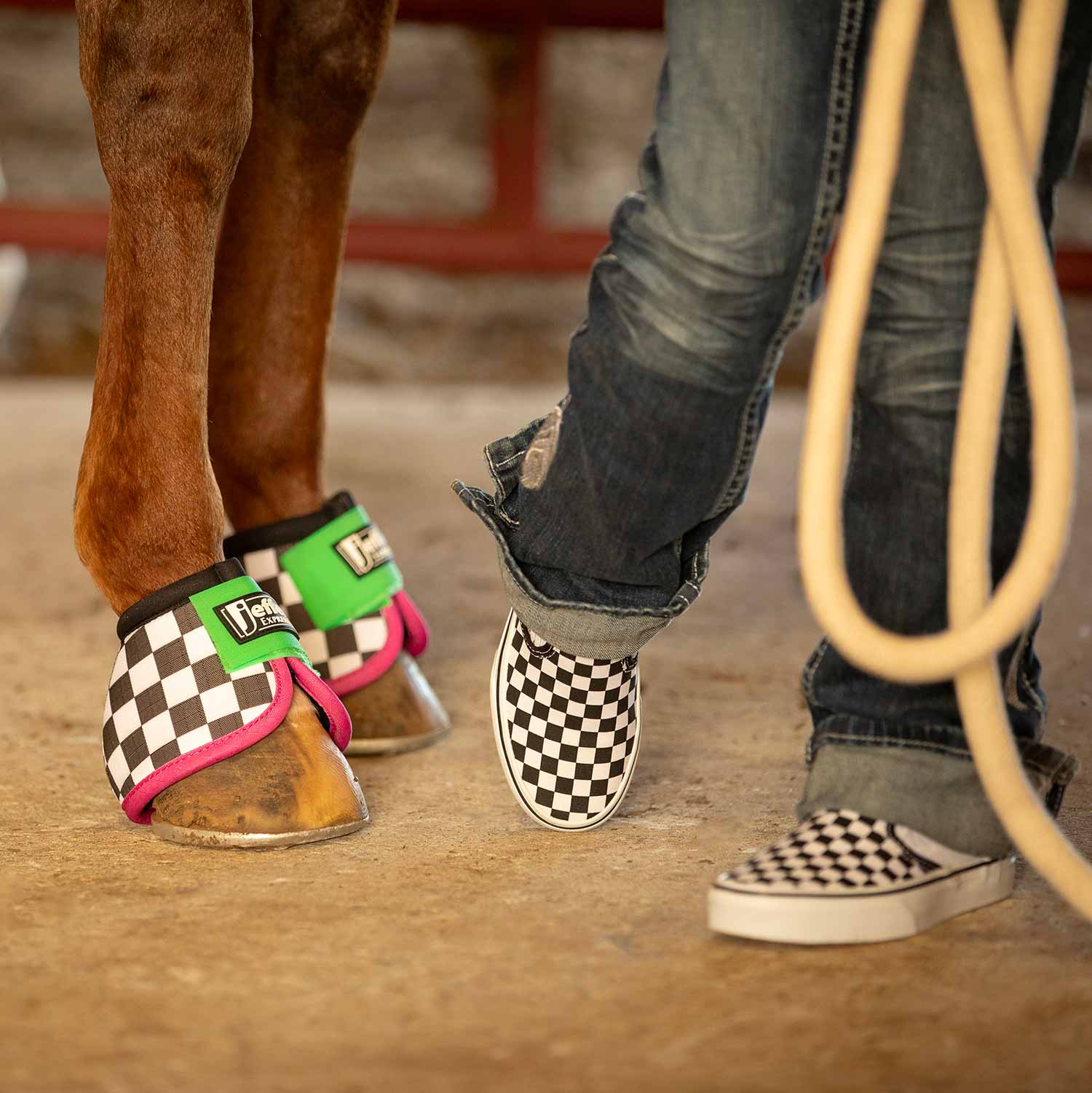 Jeffers Expression No-Turn Bell Boots for Horses, Pair - Image 9