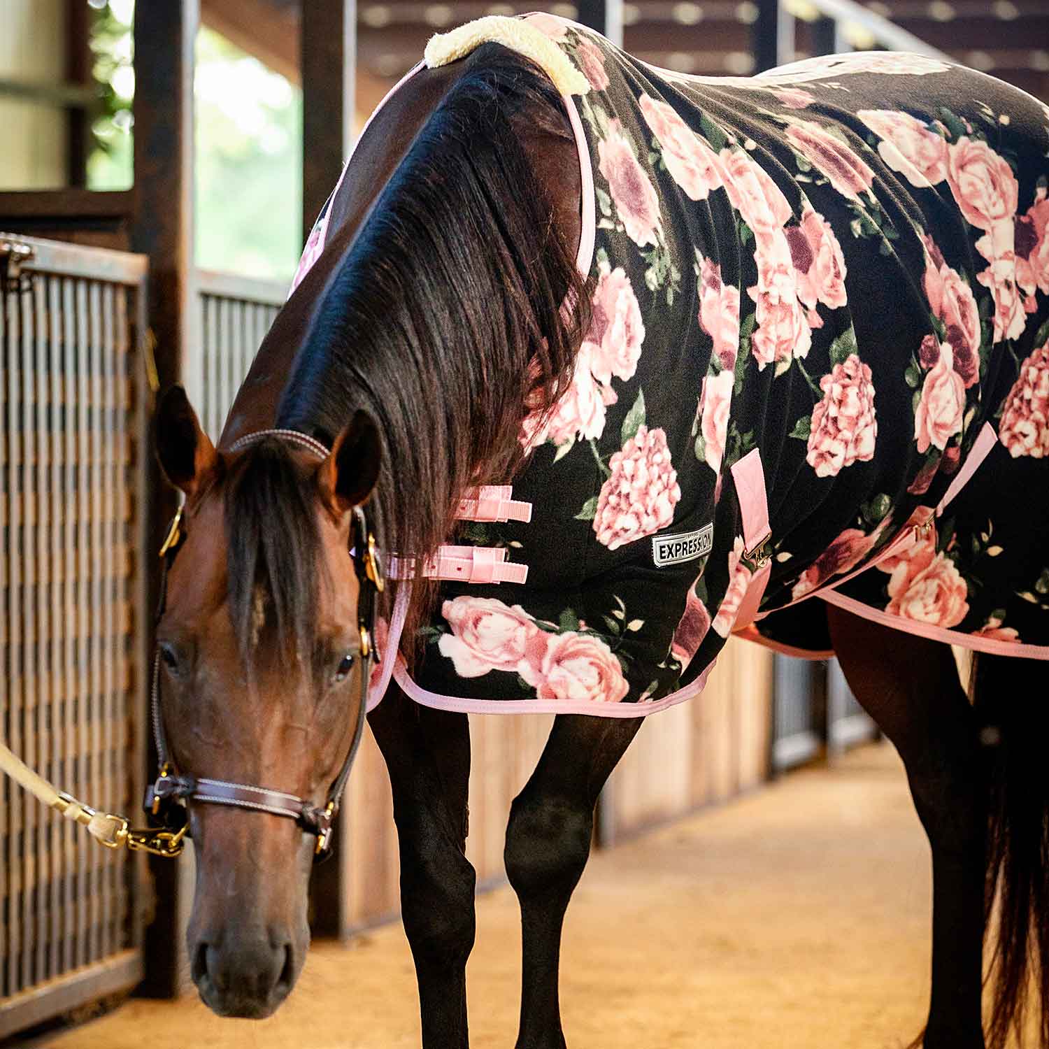 Jeffers Expression Standard Neck Fleece Horse Cooler - Image 6