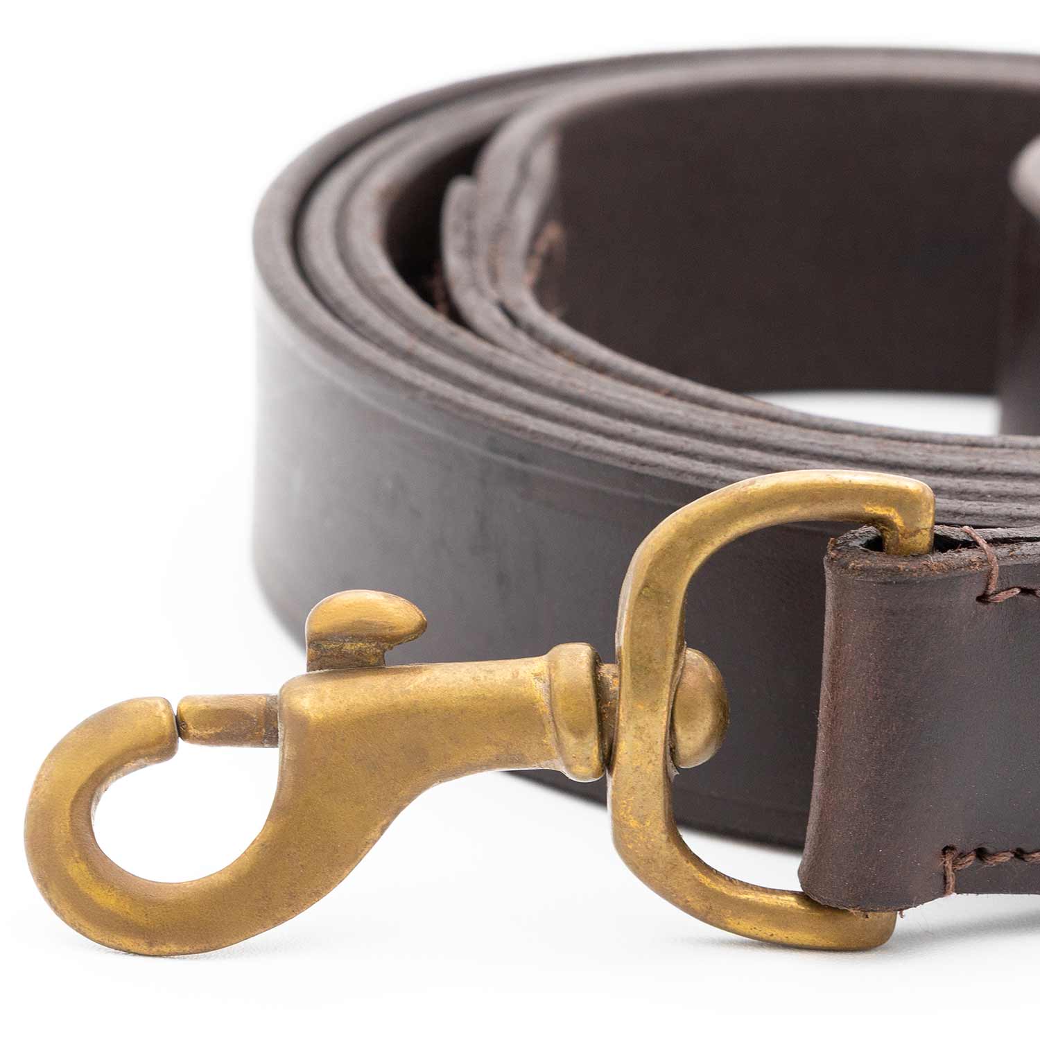 Jeffers Flat Leather Dog Leash with Hand Strap Handle, 6L - Image 5