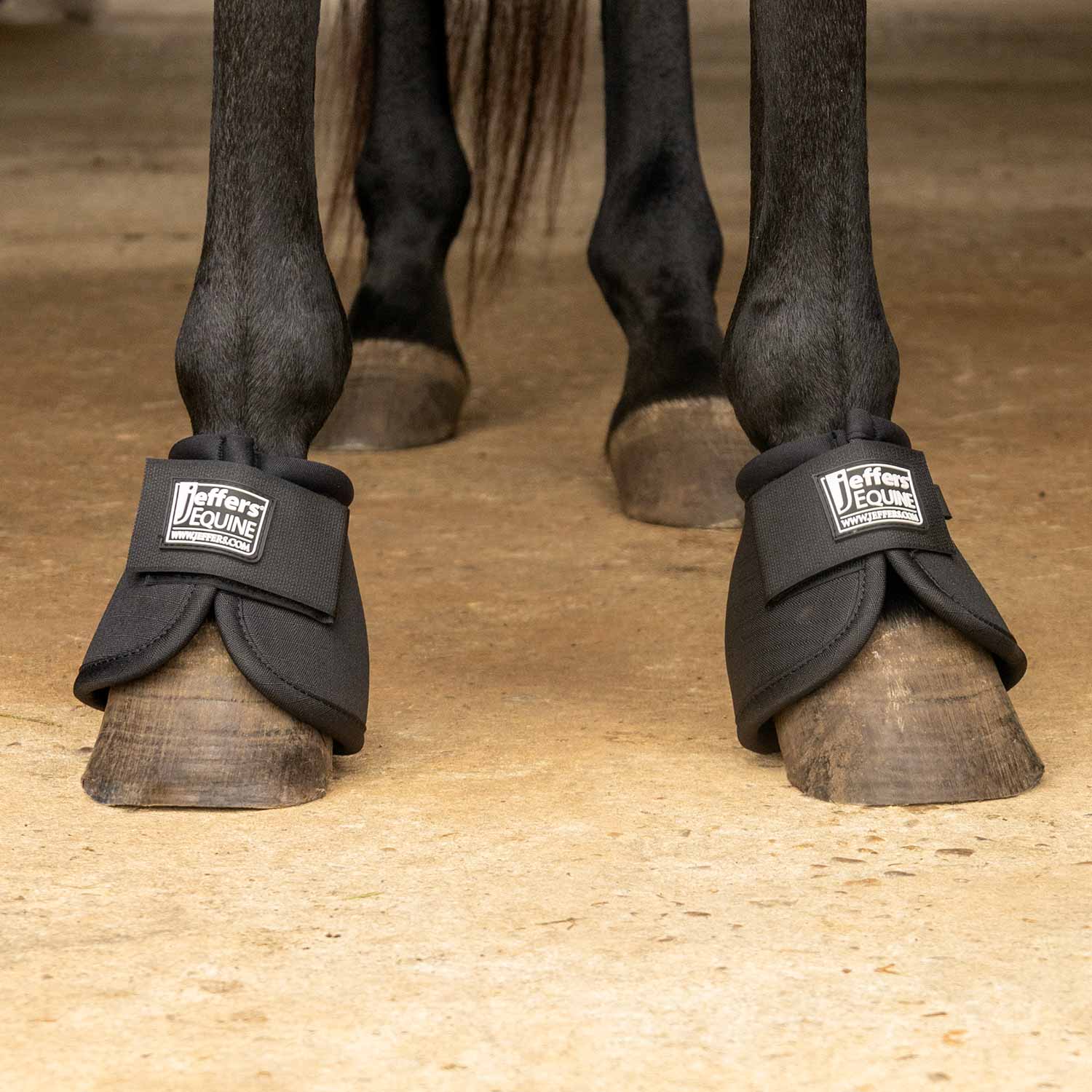 Jeffers No-Turn Bell Boots for Horses, Solid Colors, 2 ct - Image 4