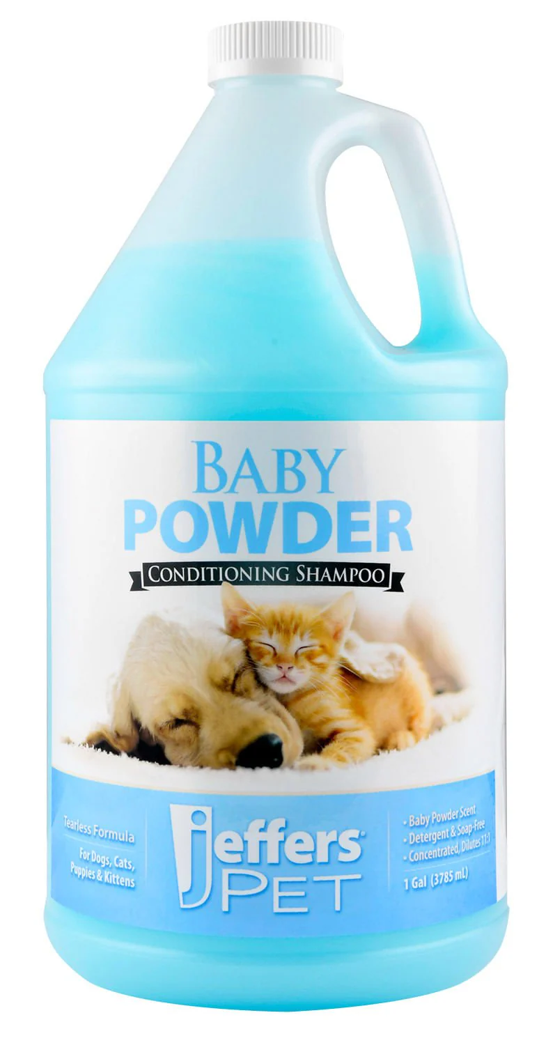 Jeffers Pet Baby Powder Tearless Conditioning Shampoo for Puppies and Kittens - Image 2