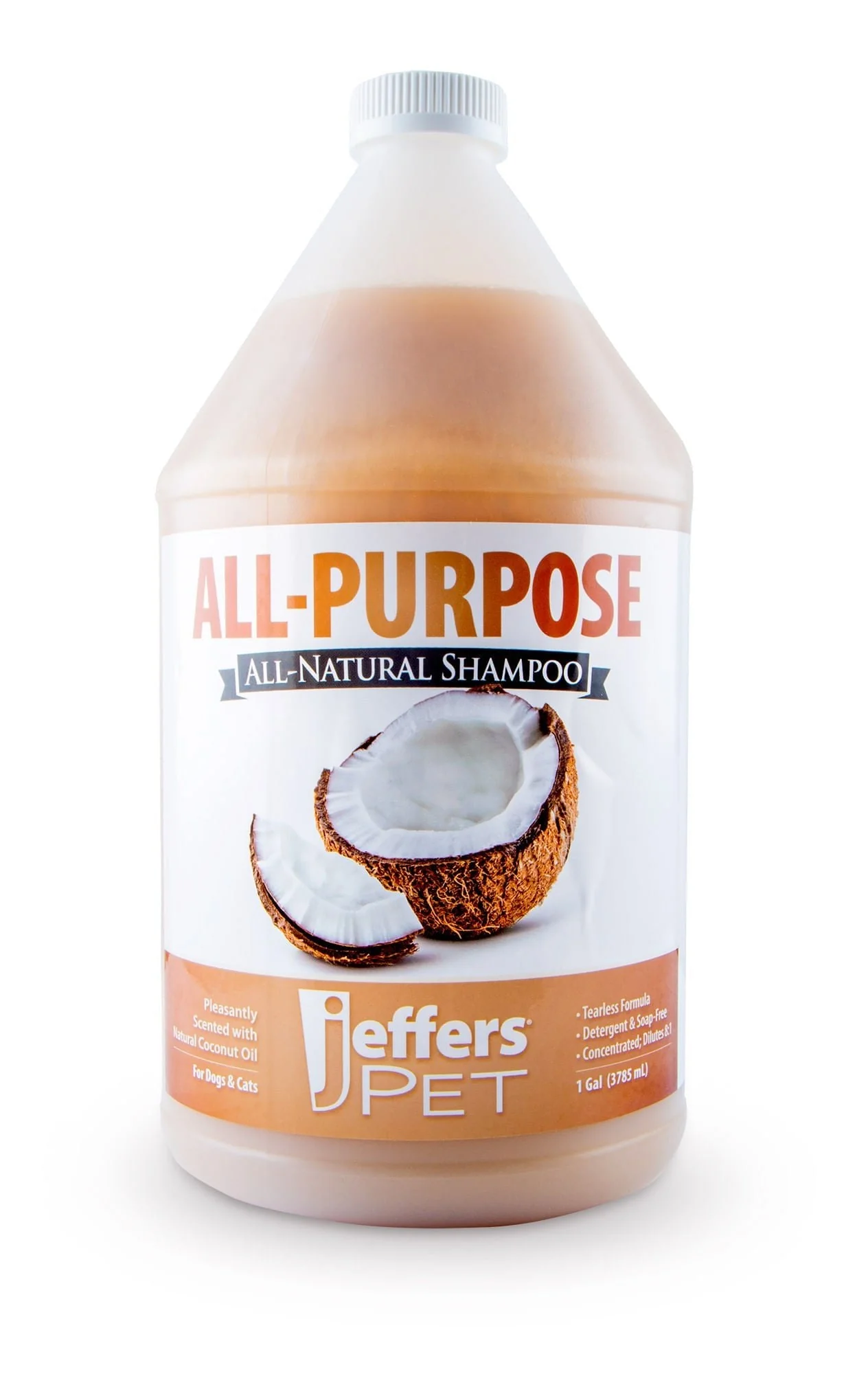 Jeffers Pet Tearless All-Purpose All-Natural Coconut Oil Shampoo for Dogs & Cats - Image 4