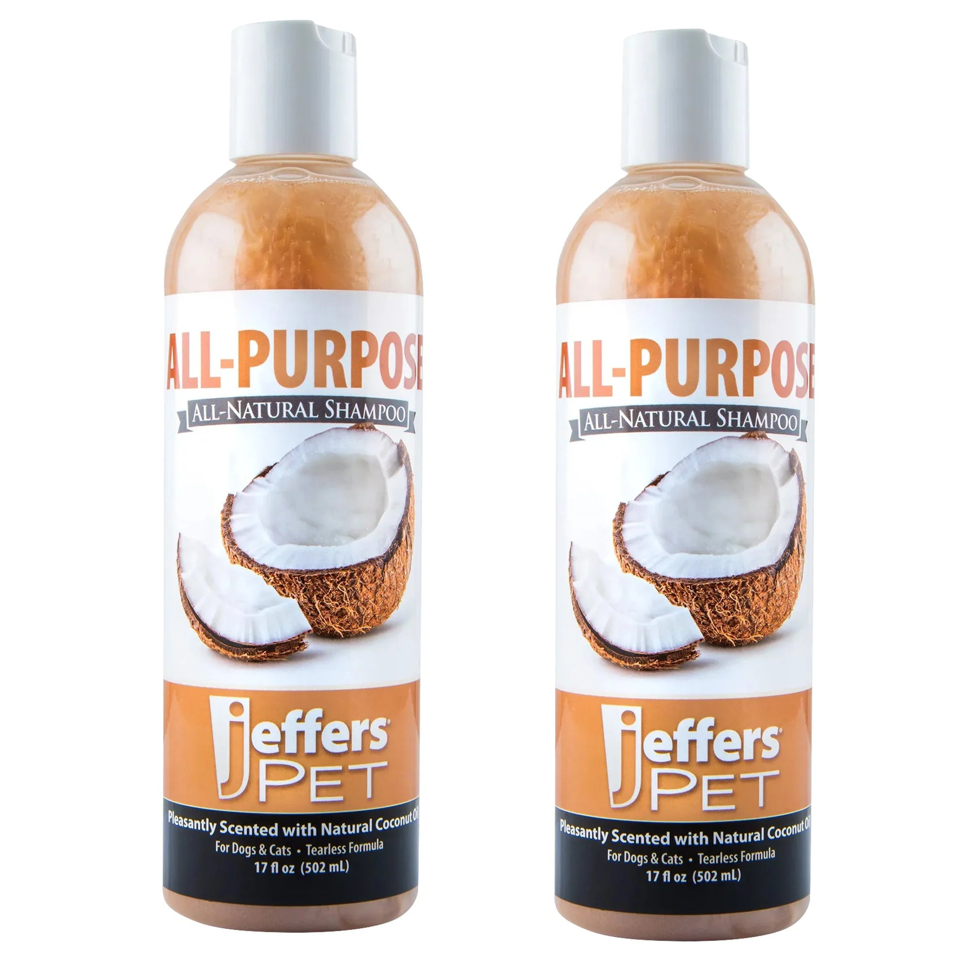 Jeffers Pet Tearless All-Purpose All-Natural Coconut Oil Shampoo for Dogs & Cats - Image 8