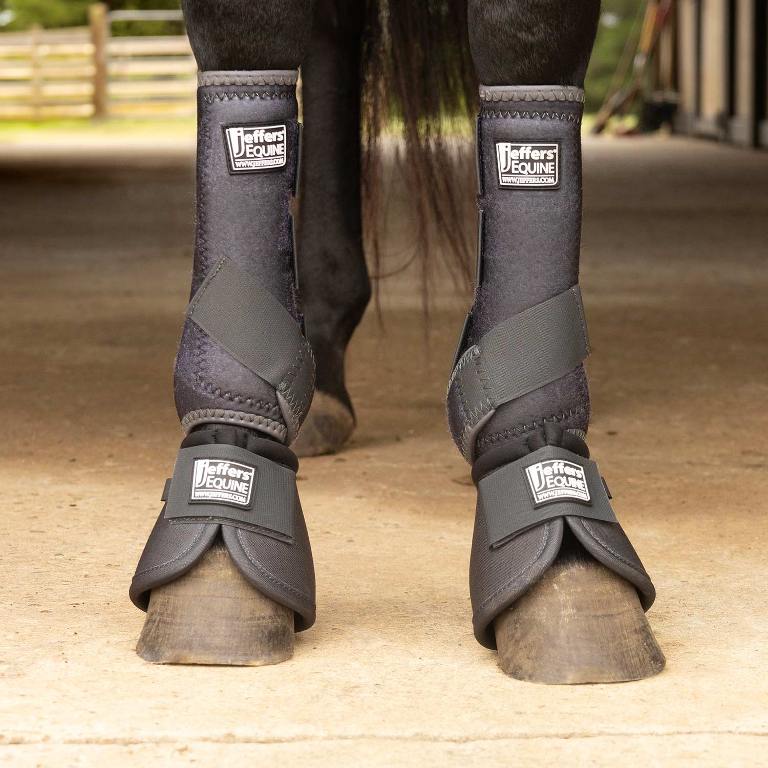 Jeffers Protective Horse Boots, Solid Colors - Image 6