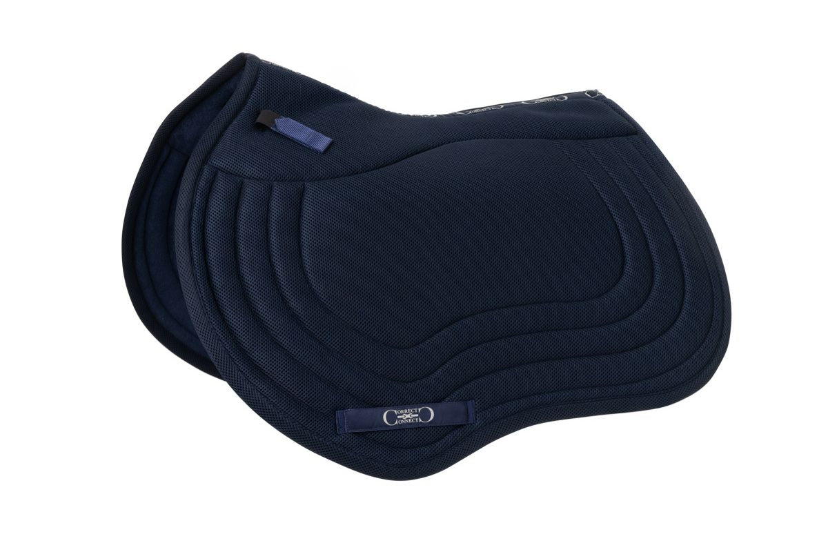 Jump Mesh Saddle Pad with Quick Dry Cotton Lining in Navy, White, or Black - Image 12