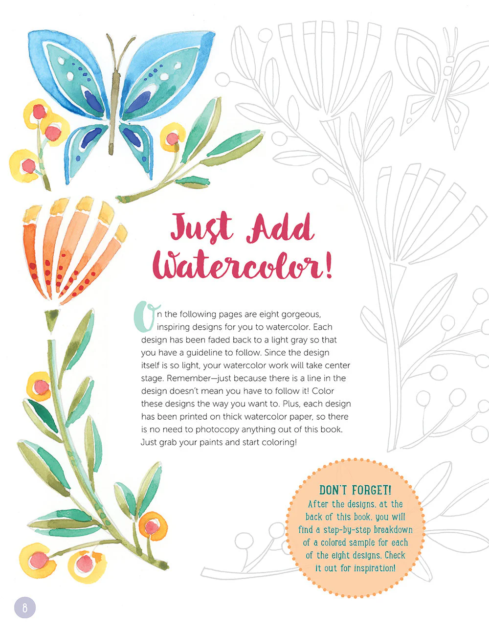 Just Add Watercolor Happy Thoughts - Image 5