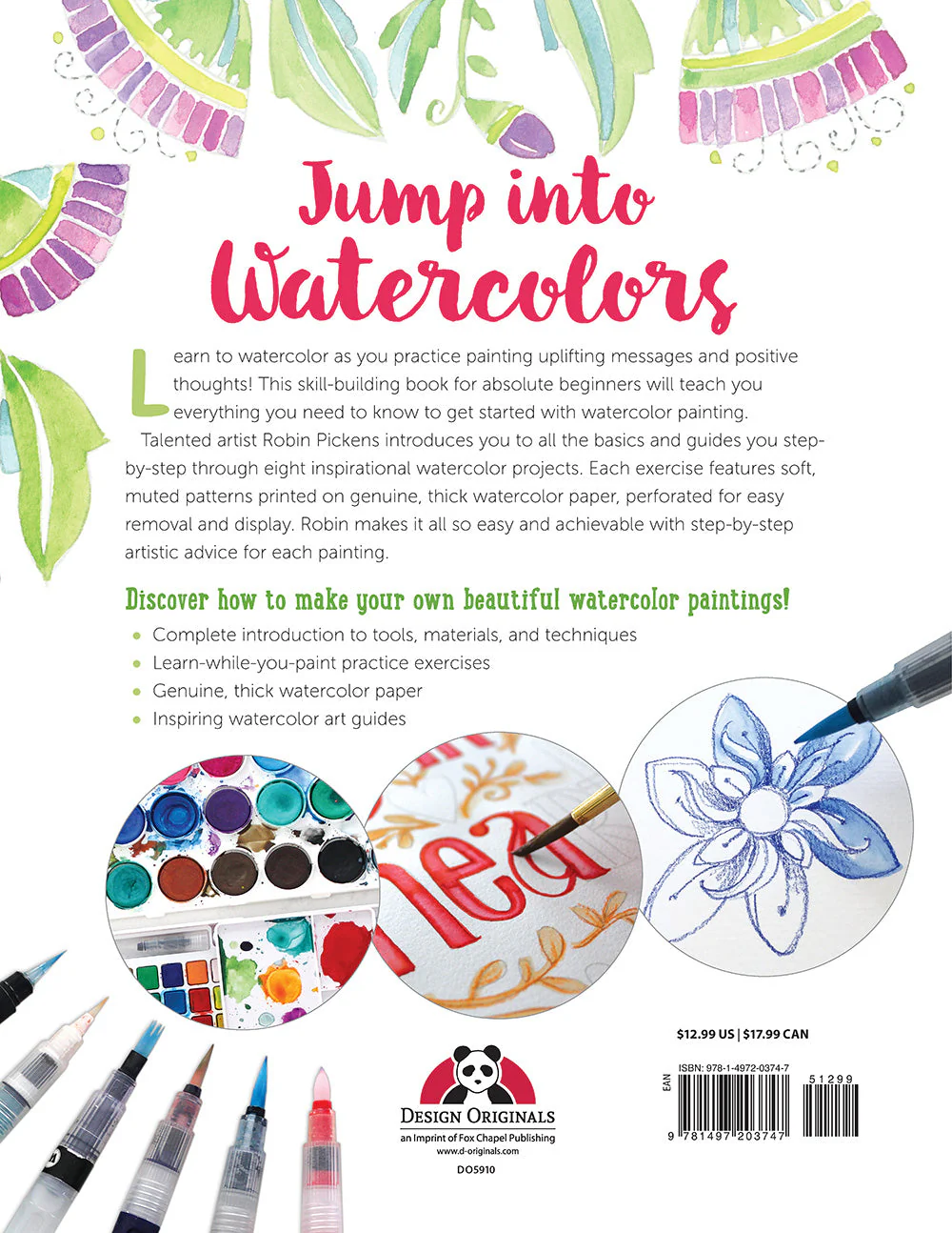 Just Add Watercolor Happy Thoughts - Image 6