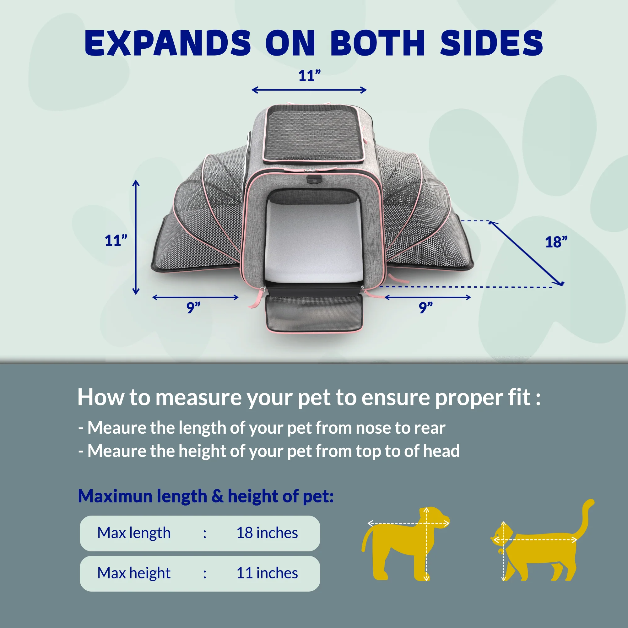 Katziela Rolling Rover Airline Compliant Expandable Wheeled Pet Carrier - Image 21